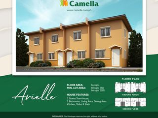 ARIELLE TOWNHOUSE for as low ₱19,206 monthly amortization!