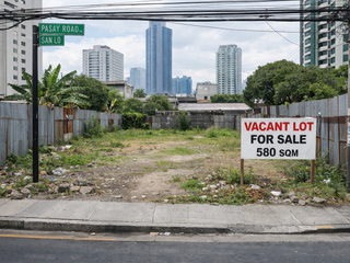 💋 Pasay Road backing Sanlo VACANT LOT 580sq