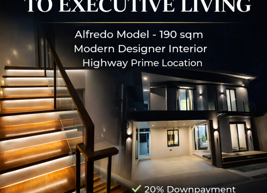 190sqm Modern Executive House and Lot for Sale in Sto Tomas Pampanga Along McArthur Highway | Near San Fernando & SM Pampanga
