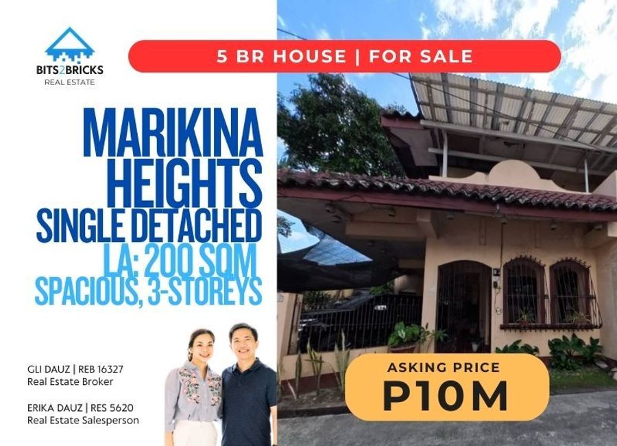 Spacious 5BR Single Detached House in Marikina Heights