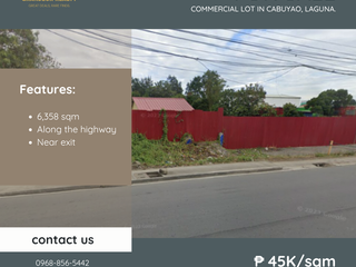 For Sale: Commercial Vacant Lot located at Cabuyao, Laguna