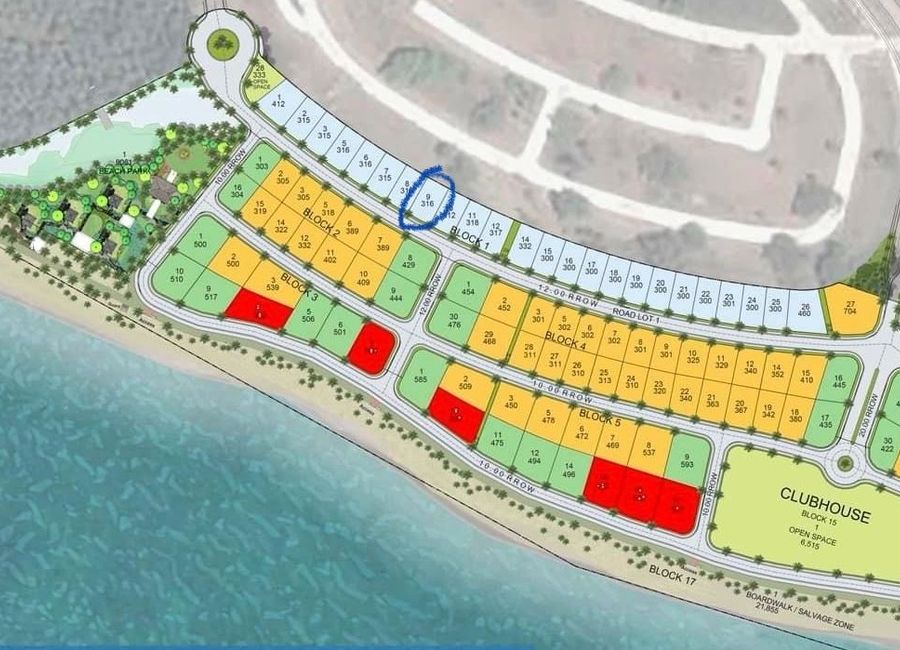 Club Laiya Phase 4 Beachside | 316 sqm | ₱7.9M (25k psm) | Batangas | Landco Pacific