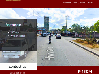 For Sale: Commercial Property located at Highway 2000, Taytay, Rizal