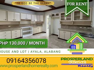 HOUSE FOR RENT IN AYALA ALABANG, MUNTINLUPA CITY