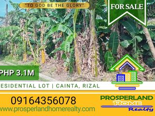 RESIDENTIAL LOT FOR SALE – CAINTA, RIZAL