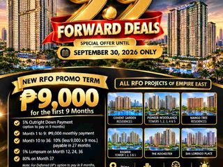 Ready-to-Move-In 9K/MONTHLY RENT TO OWN  1BR w/ Balcony | Kasara Urban Resort Residences | Pasig City Prime Location | 15min to NAIA Airport | Near BGC, Ortigas, Megamall and Makati