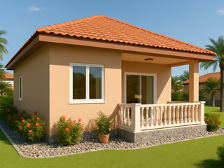 Bungalow near the sea 64 m² - 1 bedroom (side entrance)