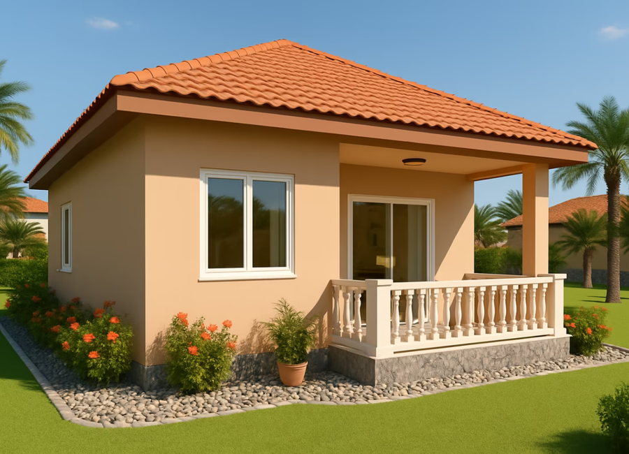 Bungalow near the sea 64 m² - 1 bedroom (side entrance)