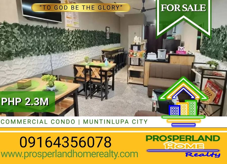 COMMERCIAL CONDO FOR SALE IN BAYANAN, MUNTINLUPA CITY