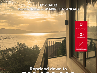 FOR SALE:  Beach House in Mabini, Batangas