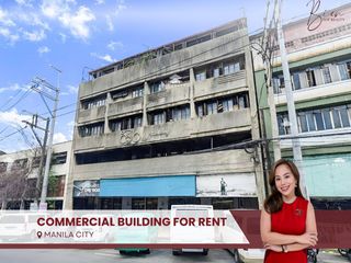 For Rent: 3-Storey Commercial Building in Quiapo, Manila City | ₱673/SQM