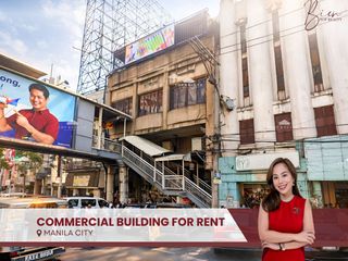 Commercial Building for Rent in Quiapo, Manila City | 640 sqm Floor Area