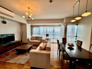 The Residences at Greenbelt San Lorenzo Tower: 2BR For Rent, 115 sqm, Fully furnished, 1 parking, P135,000/mo.
