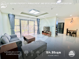 3 bedroom condo unit for rent fully furnished inside clark near clark airport with unlimited parking