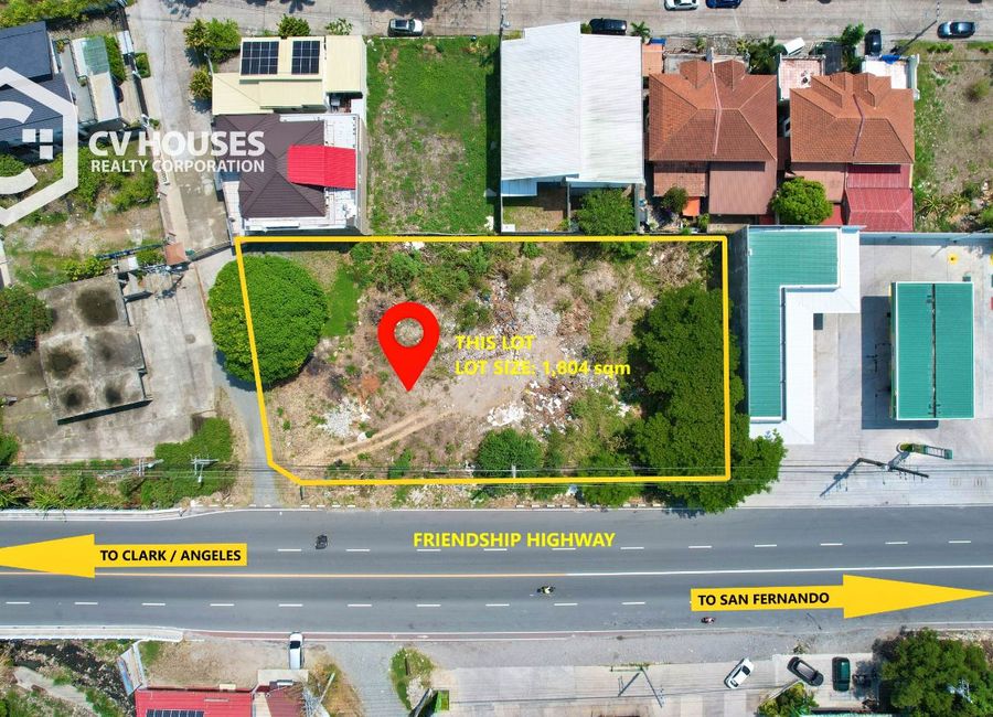 1,804 SQM COMMERCIAL LOT FOR SALE IN ANGELES CITY, PAMPANGA
