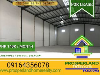 WAREHOUSE FOR SALE OR FOR LEASE IN BUSTOS, BULACAN