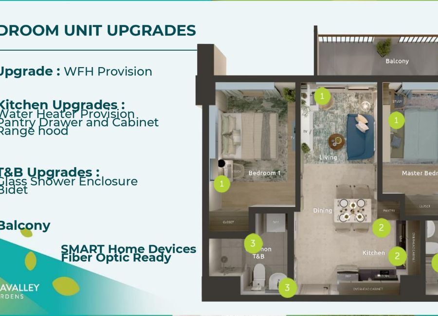2 BEDROOM WITH BLCONY NEAR ORTIGAS CENTER