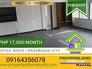 OFFICE SPACE FOR LEASE IN STO. NIÑO, PARAÑAQUE CITY