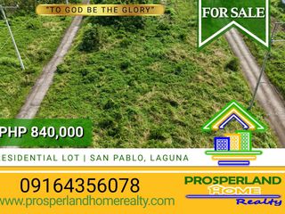 RESIDENTIAL LOT FOR SALE IN SAN PABLO CITY, LAGUNA
