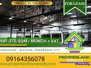 WAREHOUSE FOR LEASE IN  BICUTAN, PARAÑAQUE CITY