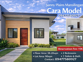 2 Bedroom House and Lot for Sale in Sunny Plains Mansilingan, Felisa Road, Bacolod City