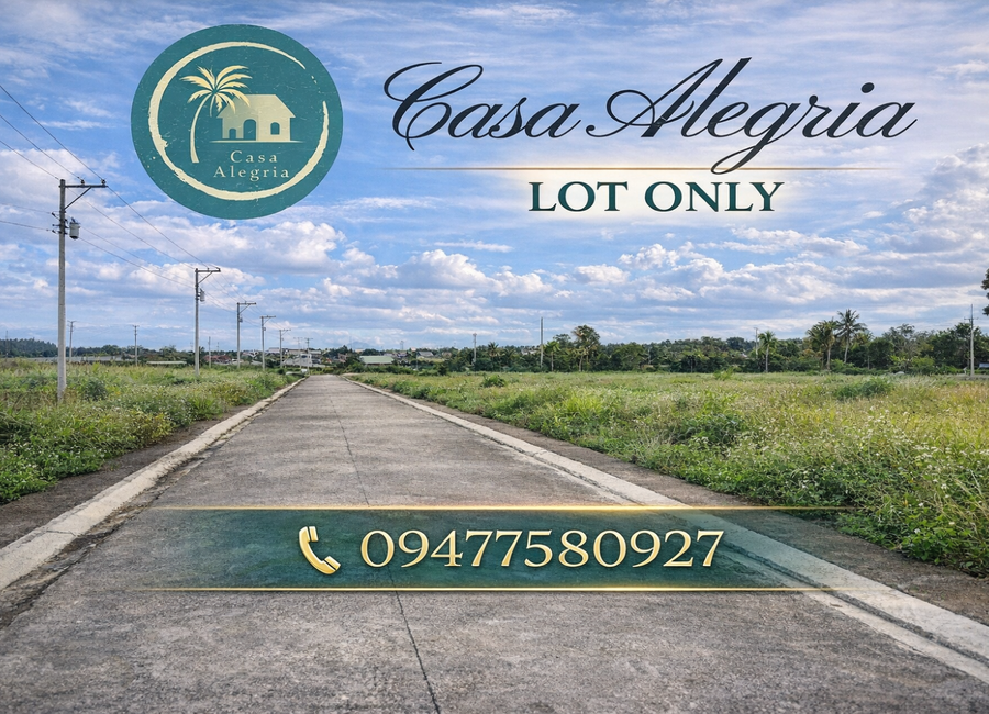 Casa Alegria Bacolod – Residential Lot for Sale in Bacolod City