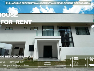 5 BEDROOM MODERN HOUSE WITH SWIMMING POOL AND ROOF DECK FOR RENT LOCATED IN A SECURED SUBDIVISION AT CLARK
