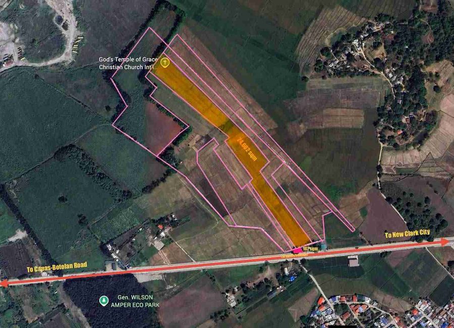 FOR SALE RAWLAND IN TARLAC NEAR NEW CLARK CITY AND MT. PINATUBO BASE CAMP