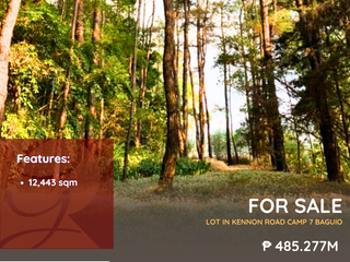 For Sale: Commercial Lot located at Kennon Road Camp 7 Baguio