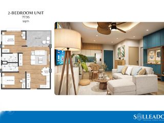 Solleado Condo Villas 2BR For Sale in La Jolla, Bagac Bataan