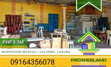 WAREHOUSE/BODEGA FOR SALE IN CALAMBA LAGUNA