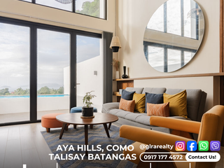 📌 1-BEDROOM CONDOMINIUM FOR SALE — AYA HILLS COMO (TALISAY, BATANGAS)