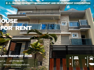 HOUSE WITH SWIMMING POOL FOR RENT/SALE FULLY FURNISHED  LOCATED IN A SECURED SUBDIVISION AT CLARK
