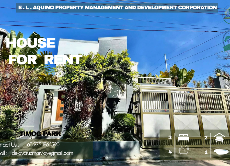 HOUSE WITH SWIMMING POOL FULLY FURNISHED FOR RENT LOCATED IN A SECURED ...