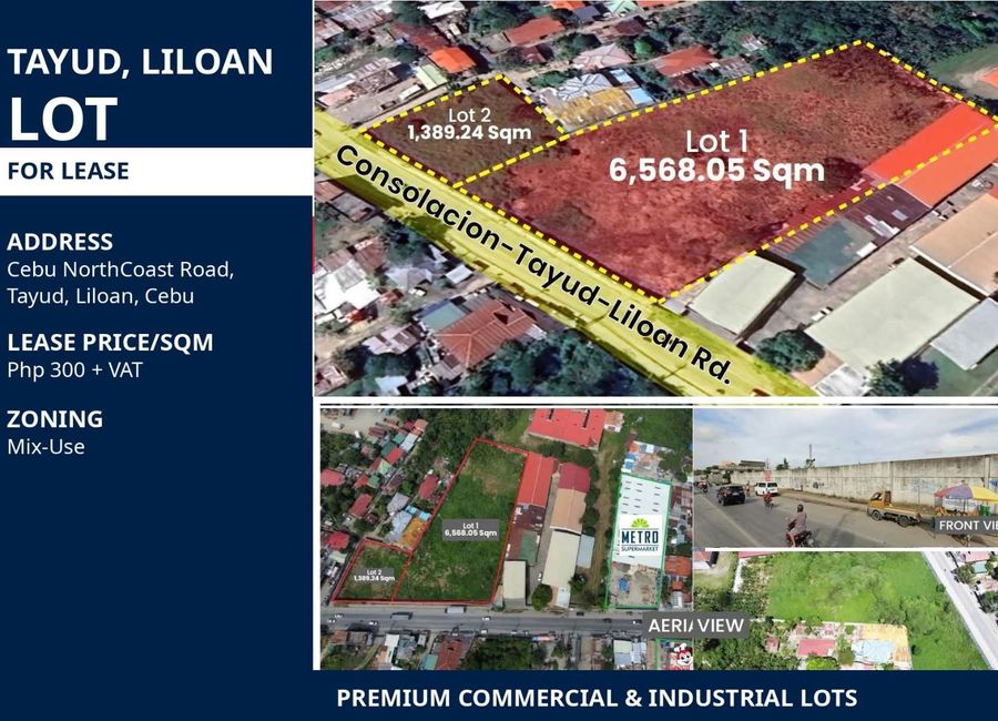 Industrial Lot for Rent in Tayud, Liloan, Cebu – Prime Road Frontage