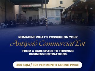 FOR LEASE! 350 Sqm Prime Commercial Space in Antipolo City