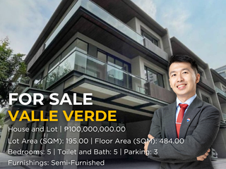 5 BEDROOM HOUSE & LOT IN VALLE VERDE PASIG