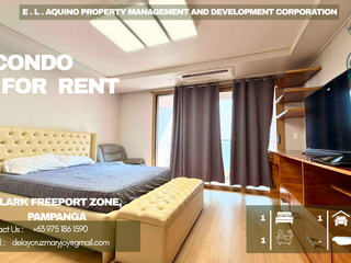 CONDO UNIT FULLY FURNISHED FOR RENT LOCATED IN A SECURED SUBDIVISION NEAR CLARK