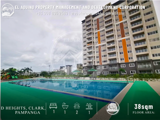 DAILY OR MONTHLY CONDOMINIUM FOR RENT FULLY FURNISHED FREE PARKING MONTHLY DUES AND INTERNET INCLUDED LOCATED INSIDE CLARK PAMPANGA NEAR AIRPORT