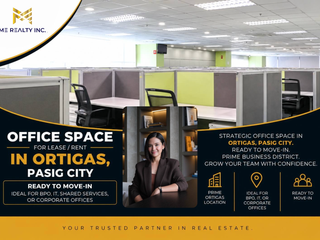Office Space for Lease Rent in Ortigas Pasig City Ready to Move-in
