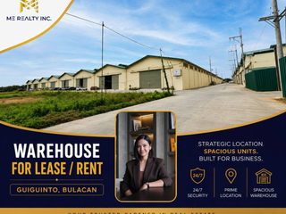 Warehouse for Rent Lease in Guiguinto Bulacan