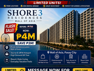 Rush Sale! 1BR w/ Balcony – Rent-to-Own Condo in PASAY. Move in with only ₱150K Downpayment.