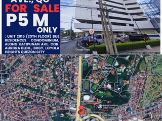 Bank-Foreclosed Residential 1BR Condo Unit for SALE at Blue Residences Condominium, Loyola Heights, QC
