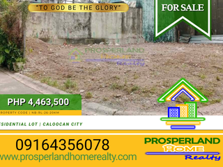🏡 FOR SALE – Residential Corner Lot in North Caloocan