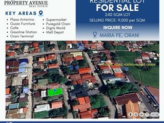 LOT FOR SALE-MARIA FE ORANI