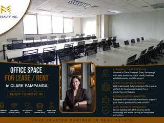 Office Space for Lease Rent in Clark Pampanga Ready to Move-in