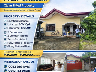 HOUSE & LOT FOR SALE – ALBUERA, LEYTE