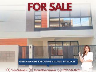 Brand New 6BR 6 Bedroom House and Lot for Sale in Greenwoods Executive Village Pasig with Roofdeck and 2-Car Garage