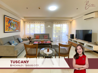 NEGOTIABLE! Tuscany 3 Bedroom 3BR Condo Unit with Mini Balcony for Sale in McKinley, Taguig City