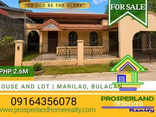 FOR SALE HOUSE AND LOT IN MARILAO, BULACAN